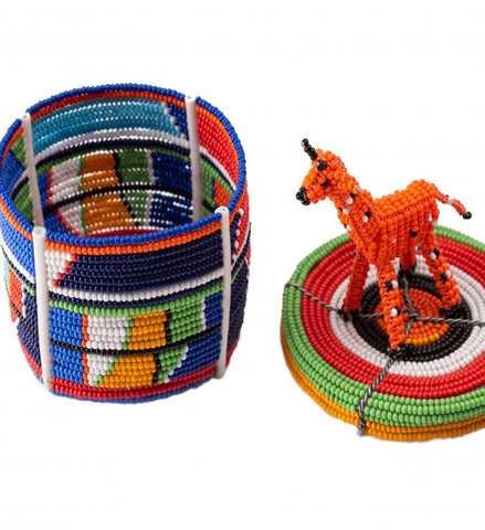 Beads for Wildlife Giraffe Trinket Box