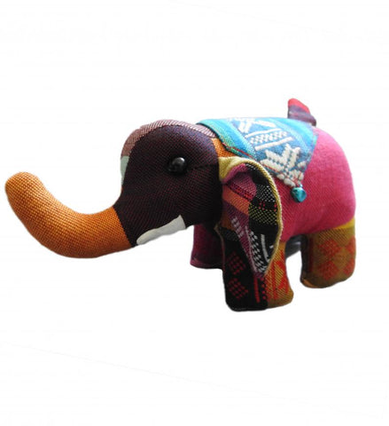 Recycled Fabric Mini Elephant