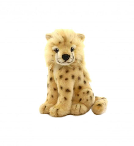 Small Sitting Cheetah Soft Toy