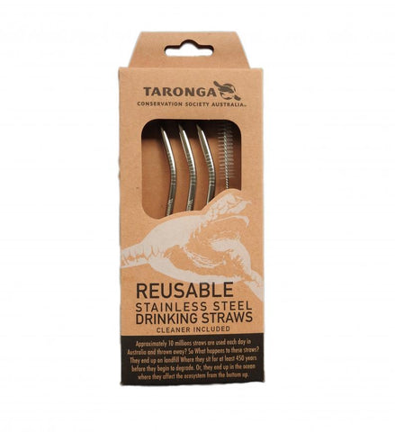 Reusable Stainless Steel Straw Pack