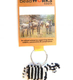 Beads for Wildlife Zebra Keyring
